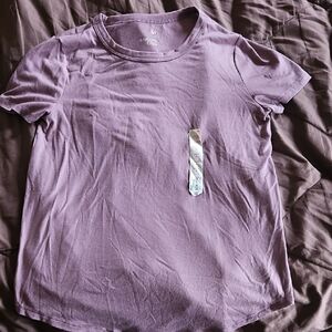 Fitted Purple Short Sleeve T-Shirt